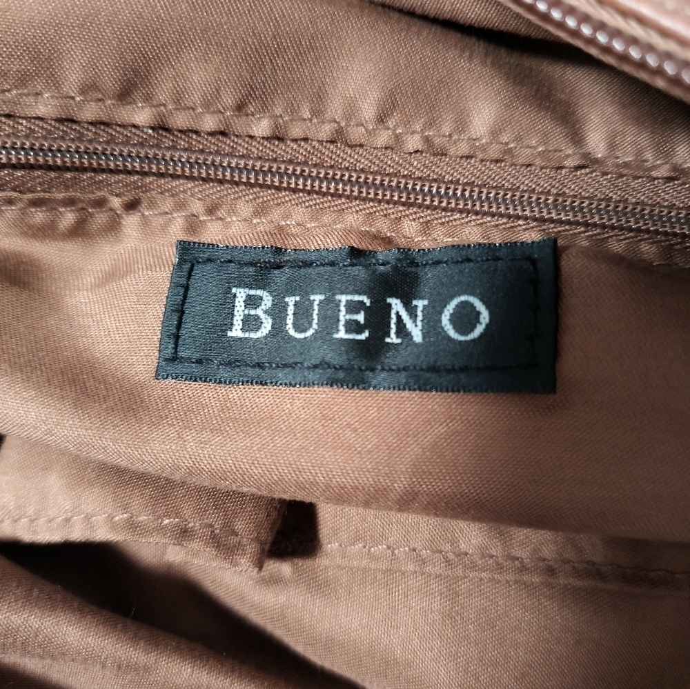 Bueno Faux Brown Leather Bag - Picture 3 of 12